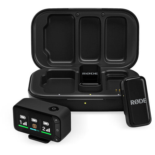 RODE Wireless Micro 2-Person Ultracompact Wireless Microphone Pro System for Cameras and Mobile Devices (2.4 GHz)