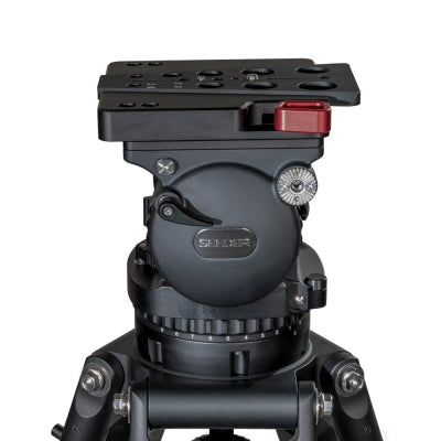 S40A Heavy Duty Aluminum Tripod System | Professional 150mm Fluid Head 40kg Broadcast Camera Tripod