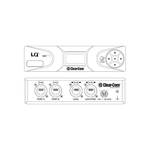 Clear-Com LQ-4W2 – 4-Wire Analog Intercom Interface