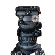 S90C2 Carbon Fiber Tripod System | Professional 75mm Fluid Head Lightweight 8kg ENG Camera Tripod