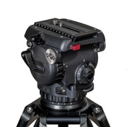 T100A2 Aluminum Tripod System | SEEDER 100mm Bowl 12kg Professional ENG Broadcast Video Camera Tripod