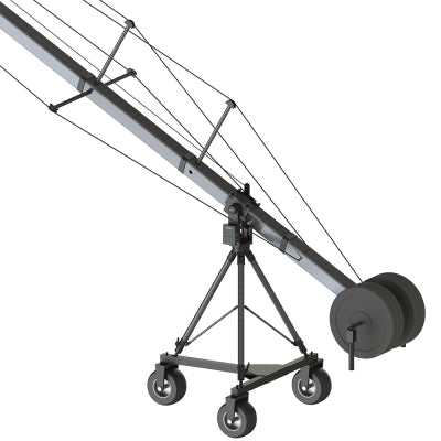 SEEDER CR12M-VR 12-Meter Professional Carbon Fiber Camera Jib Crane System | 23-Bit Absolute Encoders FREE-D Data Output for Virtual Studios with Databox5 & Dolly Kit