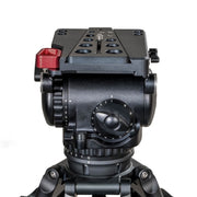 S30C Carbon Fiber Tripod System | Professional 100mm Bowl Heavy Duty 30kg Studio Broadcast Camera Tripod