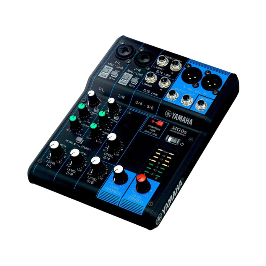 Yamaha MG06 6-Channel Analog Mixing Console