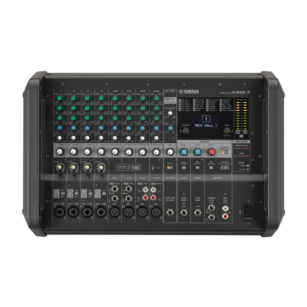 Yamaha EMX7 12-Input Powered Analog Mixing Console
