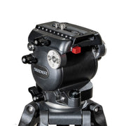 T40 Aluminum Tripod System | Professional 75mm Bowl 5kg Fluid Head Hand-Held Video Camera Tripod