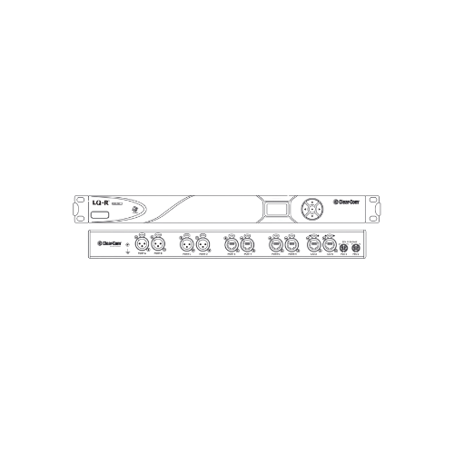 Clear-Com LQ-R2W4-4W4 – 8 Port Hybrid 2-Wire / 4-Wire IP Intercom Interface