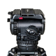 S25C Carbon Fiber Tripod System | Professional 100mm Fluid Head Heavy Duty 25kg Studio Camera Tripod