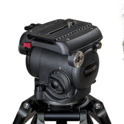 T80A2 Aluminum Tripod System | Professional 100mm Bowl 10kg ENG Broadcast Video Camera Tripod
