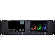 Marshall Electronics V-702W-12G-V2 Dual 7" 4K LCD Rackmount Monitor