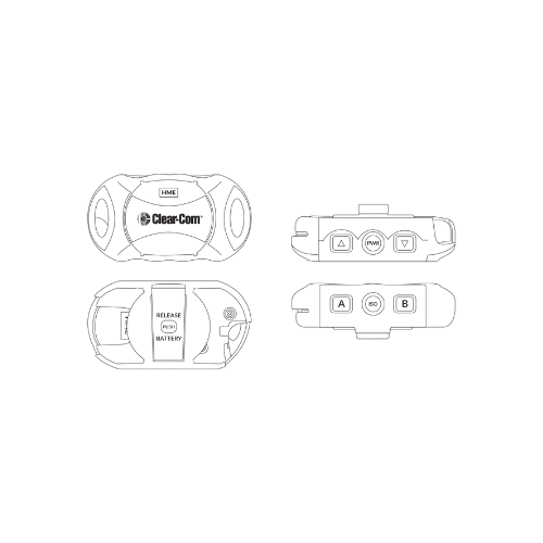 Clear-Com BP410 Wireless Beltpack