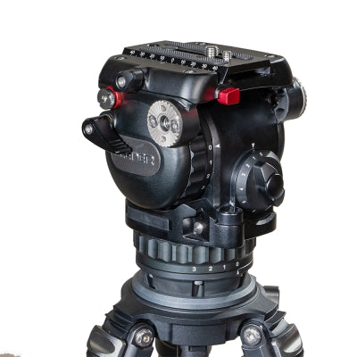 S90C2 Carbon Fiber Tripod System | Professional 75mm Fluid Head Lightweight 8kg ENG Camera Tripod