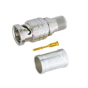Canare 75-Ohm Straight BNC Crimp Plug Master Series | Professional 12G-SDI / 3G-SDI Broadcast Terminations | High-Density Video Connector Suite (BCP-D, BCP-B, BCP-A, & BCP-C)