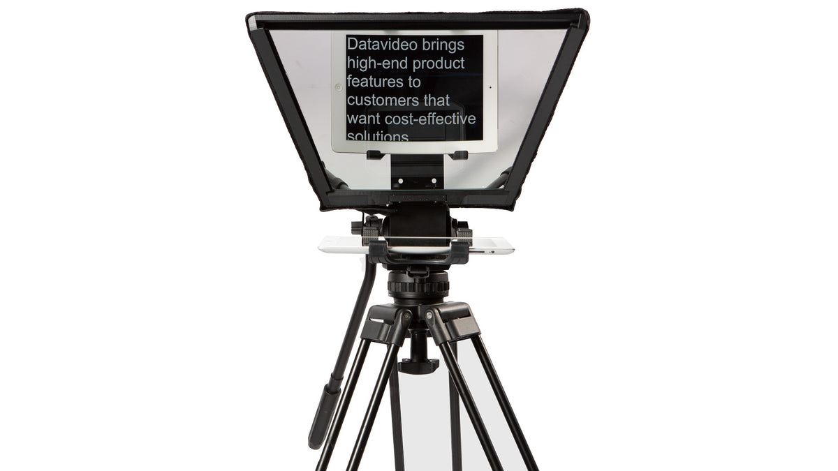 Datavideo TP-650 | Large-Screen Tablet Teleprompter Kit for ENG Cameras