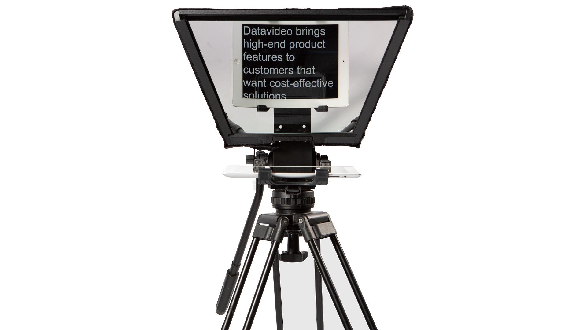 Datavideo TP-650 | Large-Screen Tablet Teleprompter Kit for ENG Cameras