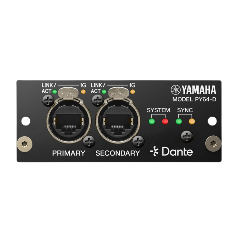 Yamaha PY64-D Dante Audio Interface Card