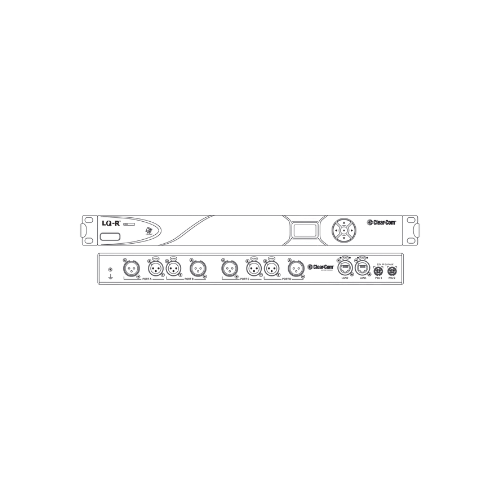 Clear-Com LQ-R2W4 – 4 Channel 2-Wire Partyline Intercom Interface