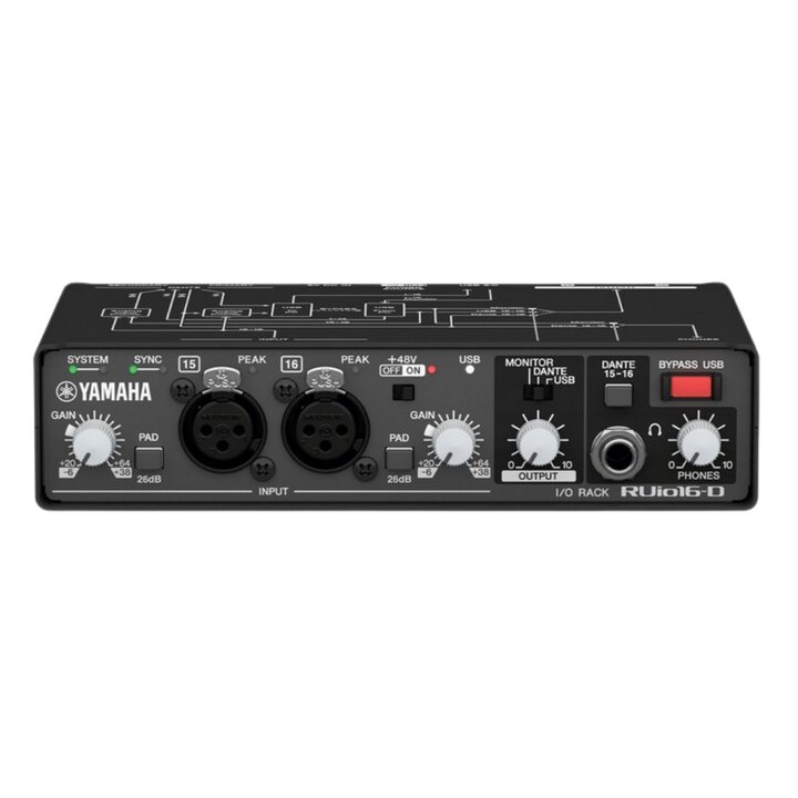Yamaha RUio16-D USB to Dante Audio Interface