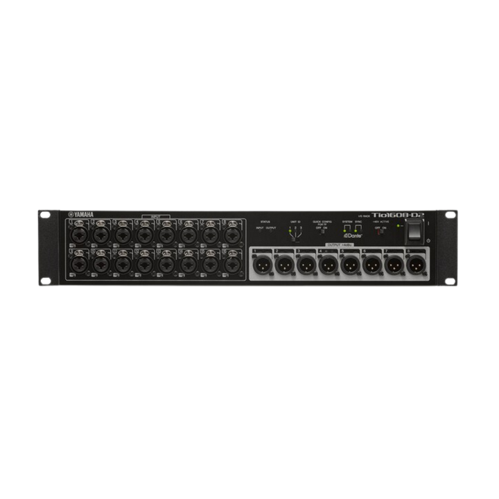 Yamaha Tio1608-D2 16x8 Dante Stage Box