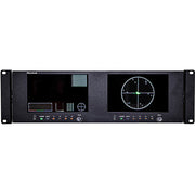 Marshall Electronics V-702W-12G-V2 Dual 7" 4K LCD Rackmount Monitor