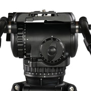 S260A Aluminum Tripod System | SEEDER 100mm Bowl 26kg Heavy-Duty EFP Studio Broadcast Camera Tripod