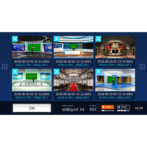 Datavideo HDR-90 ProRes UHD 4K Video Recorder (1 RU Rackmount Model)