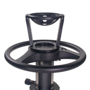 SEEDER S40PT600 Professional 2-Stage Steering Broadcast Pedestal System | 150mm Bowl 40kg Capacity Studio Camera Support with PT600 Dolly Kit