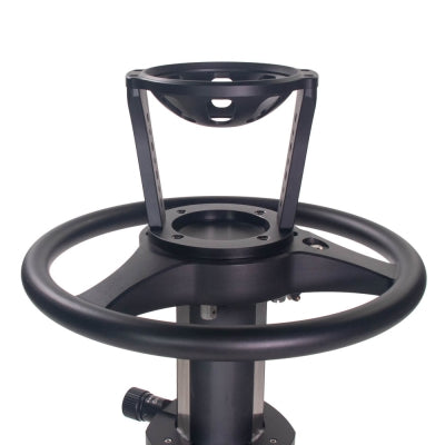 SEEDER S40PT600 Professional 2-Stage Steering Broadcast Pedestal System | 150mm Bowl 40kg Capacity Studio Camera Support with PT600 Dolly Kit