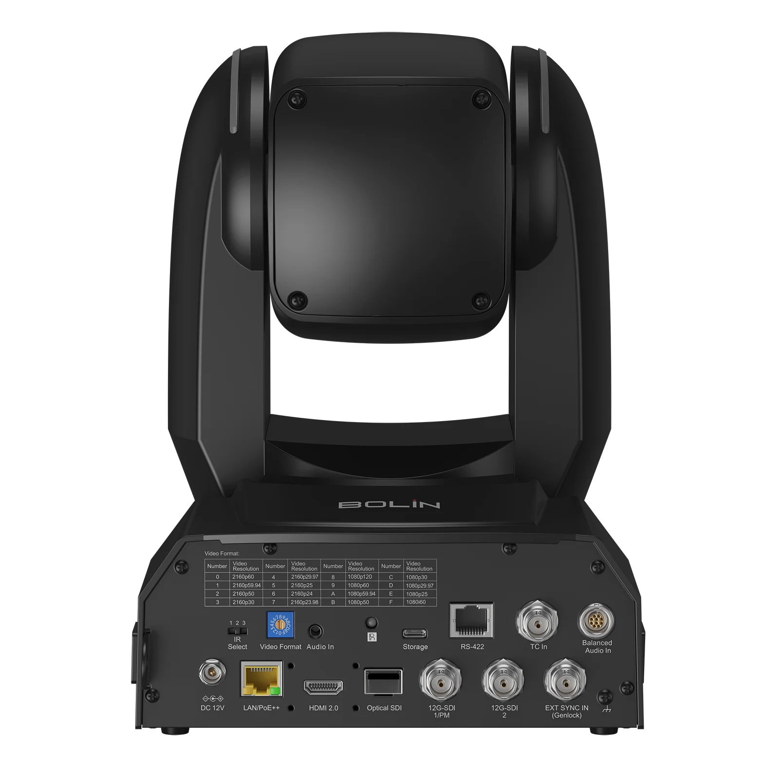 1-Inch 4K60 Broadcast PTZ Camera | Bolin R9-L420N | 20x Zoom & NDI High-Bandwidth