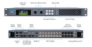 AJA FS8 rear panel connections