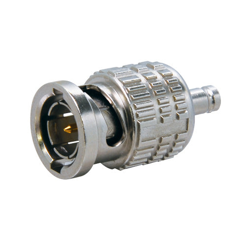 Canare DCP & DCJ 75-Ohm DIN 1.0/2.3 Component Series | High-Density 3G-SDI Miniature Coaxial System | Crimp Plugs, PCB Mount Receptacles, & Format Adapters