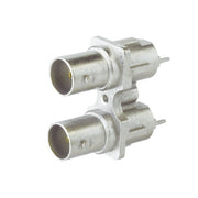 Canare BCJ PCB-Mount 75-Ohm BNC Receptacle Series | Screw-Stabilized Right Angle & Straight Board Connectors | 12G-SDI / 3G-SDI Ultra HD Broadcast Terminal Hardware