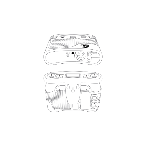 Clear-Com FSII-BP24 FreeSpeak II 2.4 GHz Wireless Beltpack