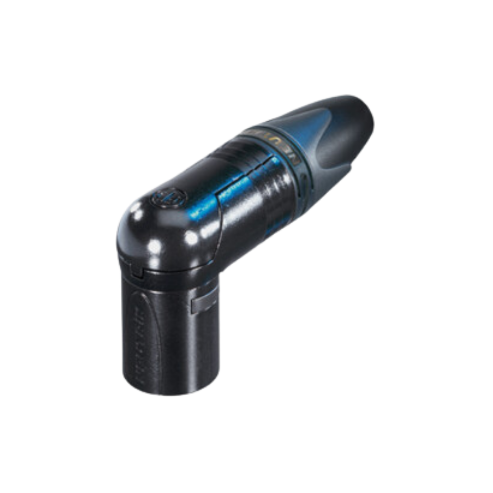 Neutrik NC10MRX-14-B 8 + 2 Pole Right-Angle Male XLR Cable Connector