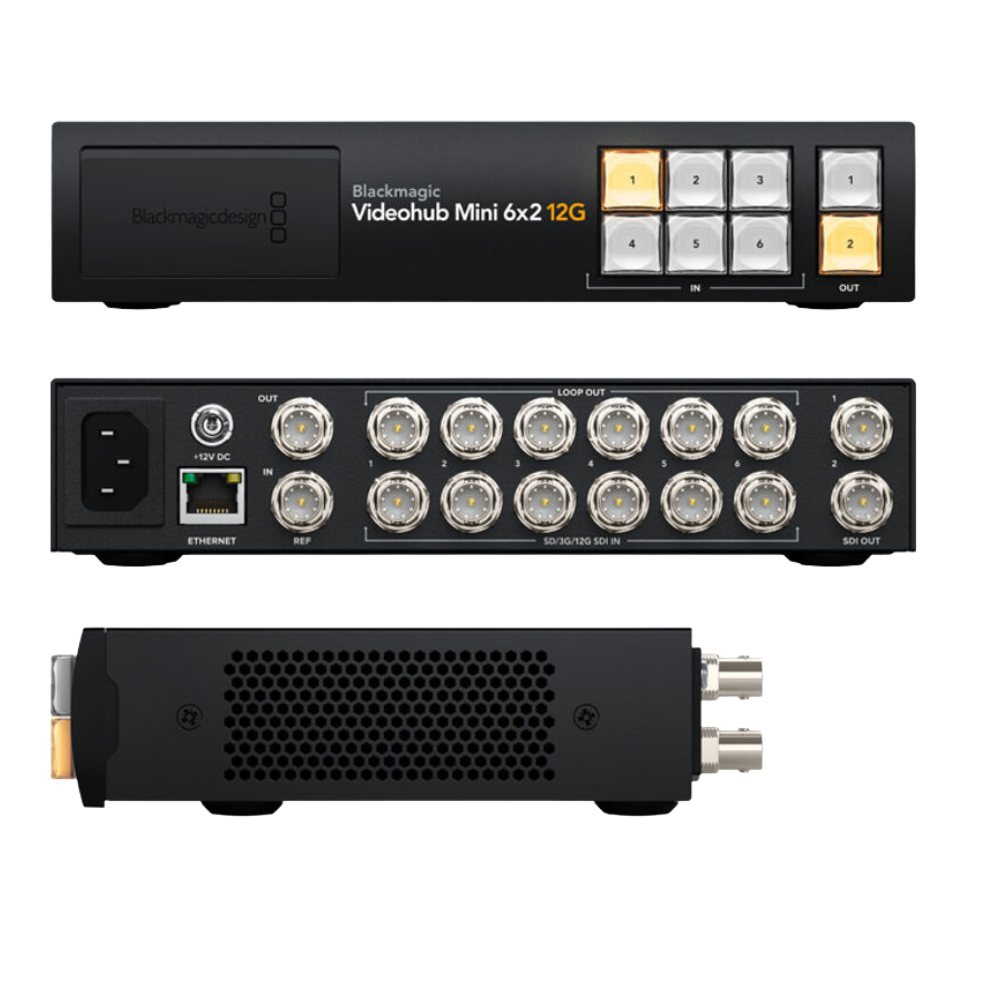 Blackmagic Design Videohub Mini 6x2 12G