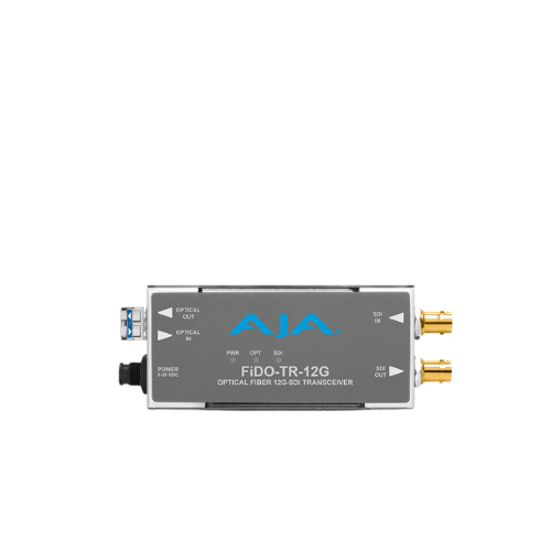 AJA FiDO-TR-12G 1-Channel 12G-SDI/LC Single-Mode LC Fiber Transceiver