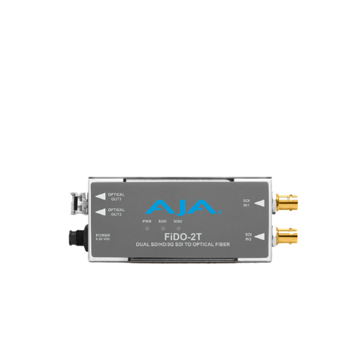 AJA FiDO-2T-MM – 2-Channel 3G-SDI to Multi-Mode LC Fiber Transmitter