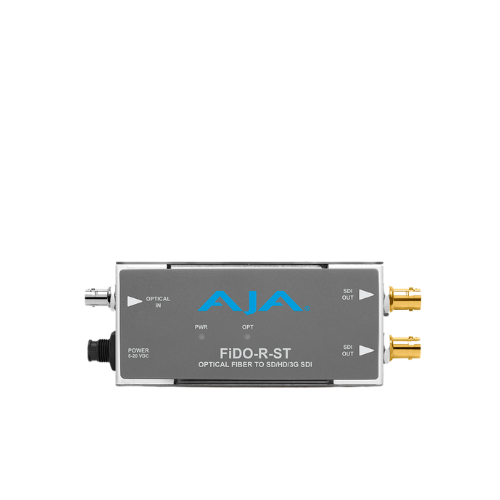 AJA FiDO-R-ST 1-Channel Single-Mode ST Fiber to 3G-SDI Receiver