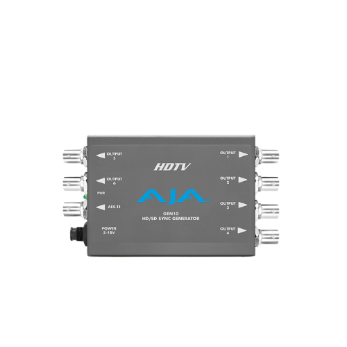 AJA GEN10 HD/SD/AES Sync Generator with Universal Power Supply