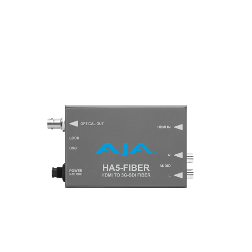 AJA HA5-Fiber HDMI to 3G-SDI over Fiber Video and Audio Converter