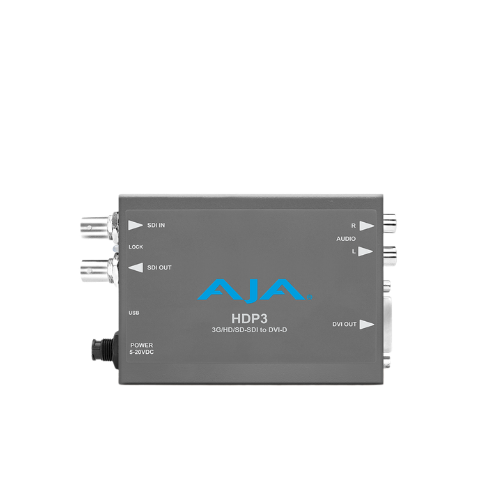 AJA HDP3 3G-SDI to DVI-D and Audio Converter
