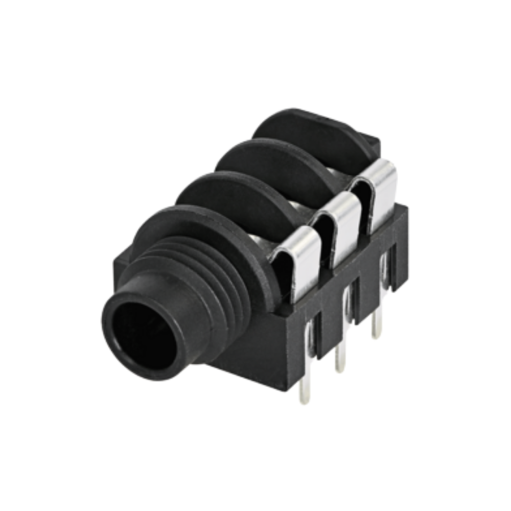 Neutrik NMJ6HHD2 TRS Stereo Switched 1/4 Inch PCB Mount Jack