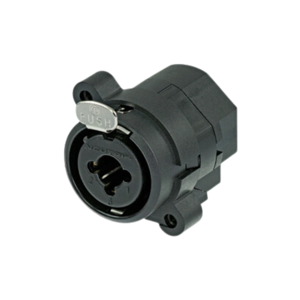Neutrik NCJ5FI-H Combo XLR Female and TS 1/4 Inch PCB Mount Connector