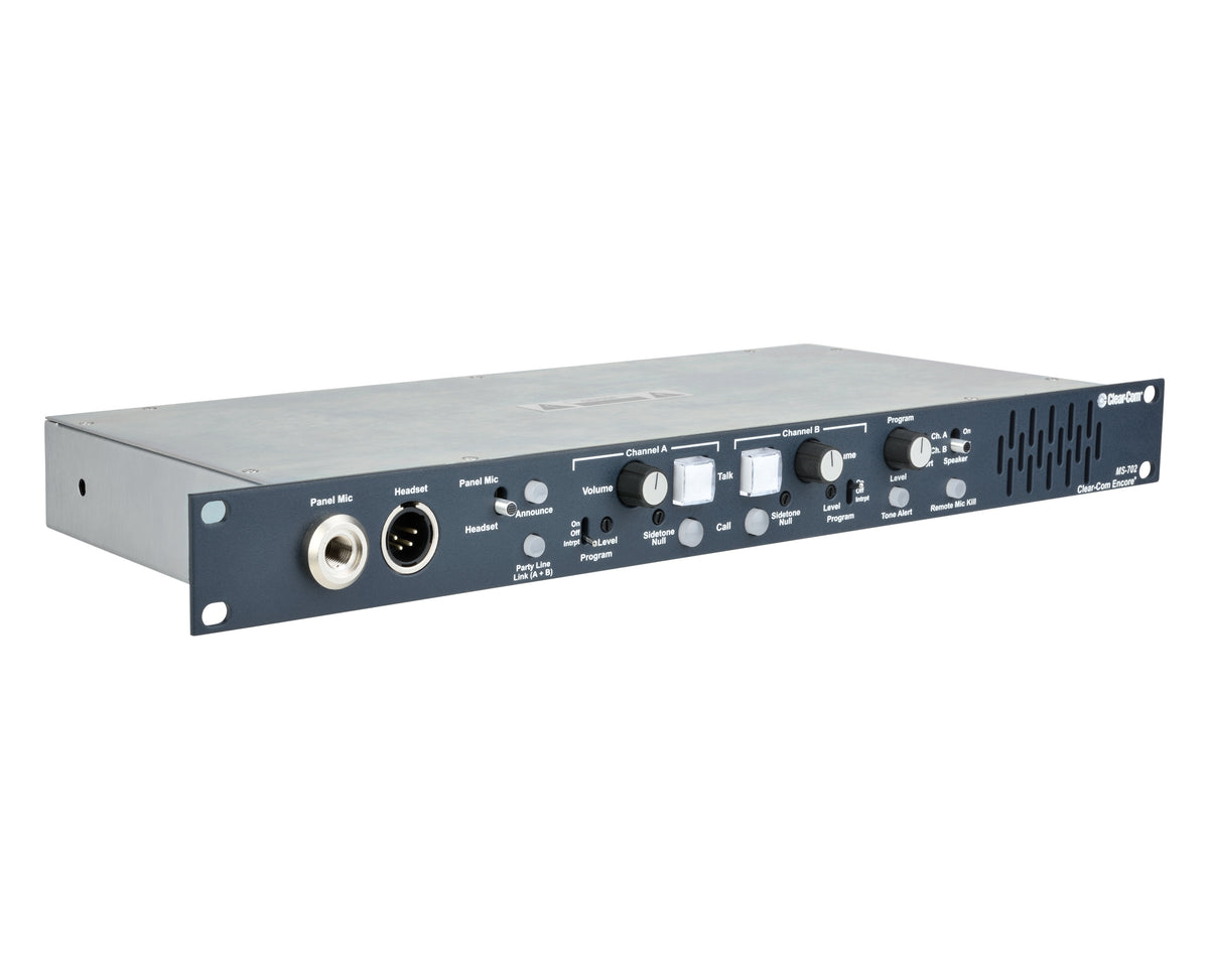 Clear-Com MS-702 Two-Channel Analog Partyline Main Station