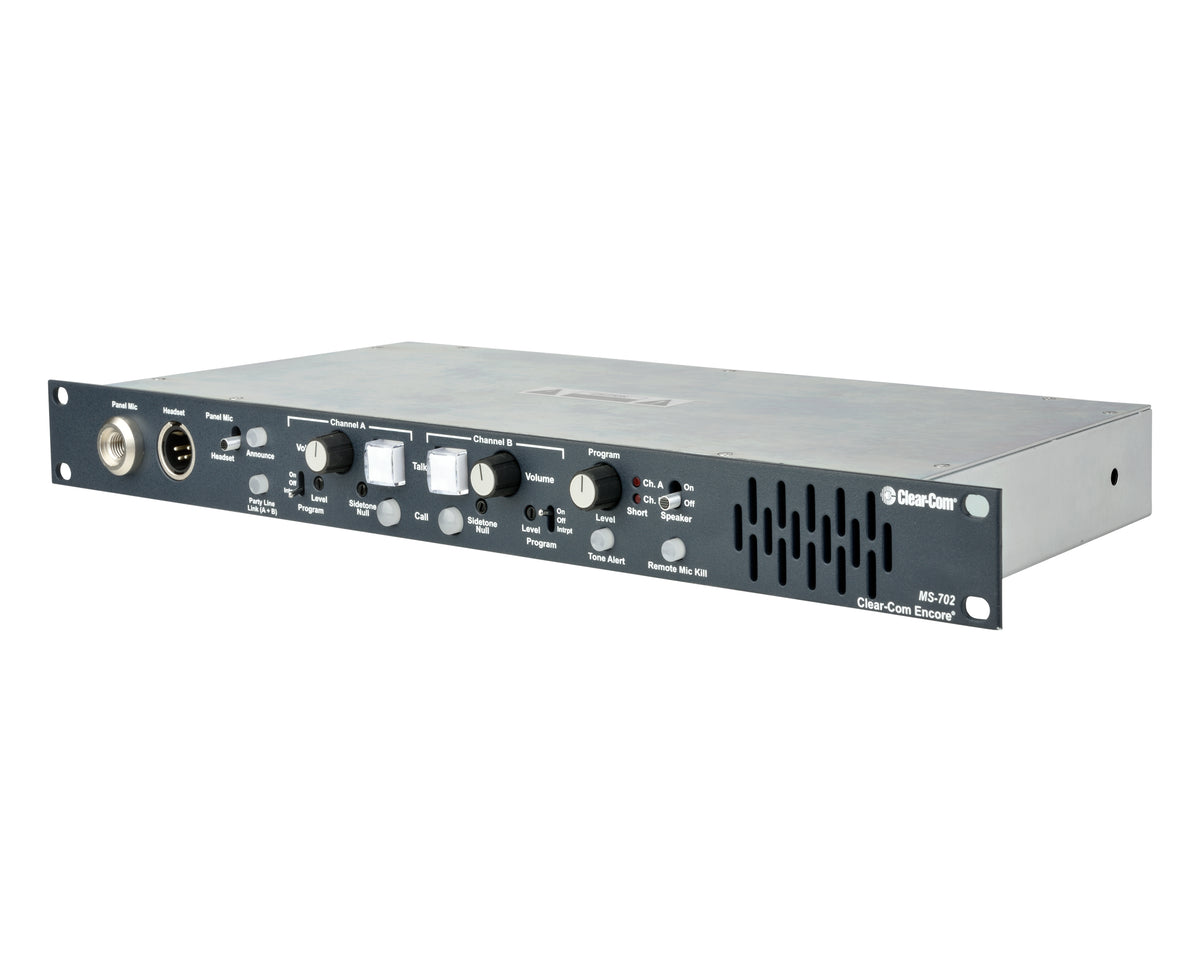 Clear-Com MS-702 Two-Channel Analog Partyline Main Station