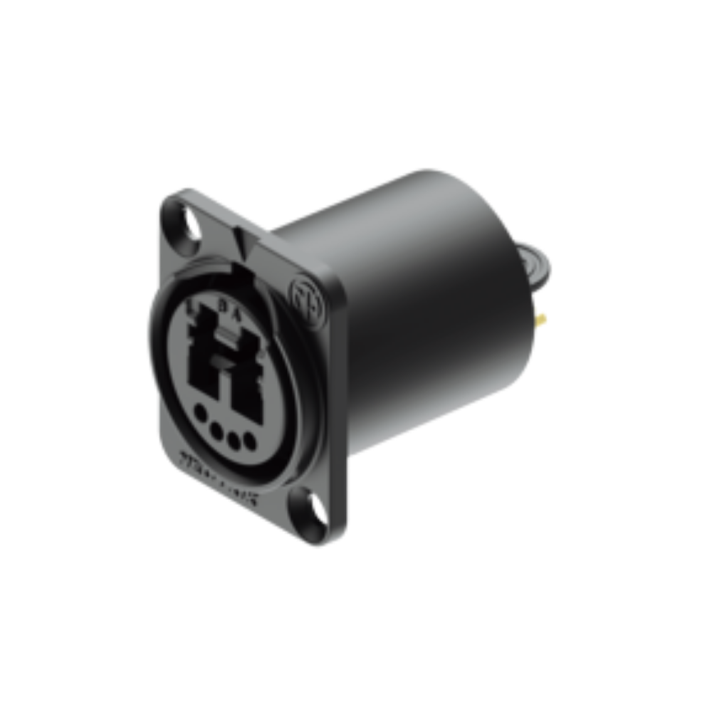 Neutrik NO2-4FDW-A opticalCON DUO Advanced Female Chassis Connector