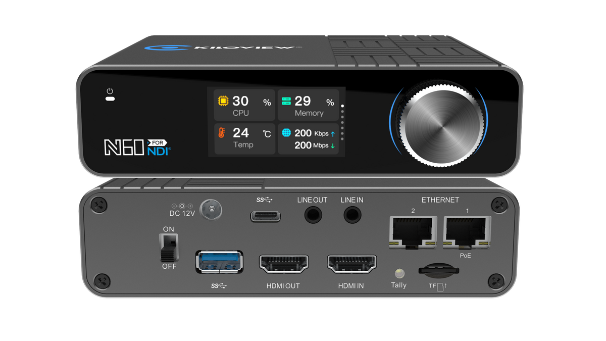 Kiloview N60 UHD 4K HDMI/USB to NDI Bidirectional Converter