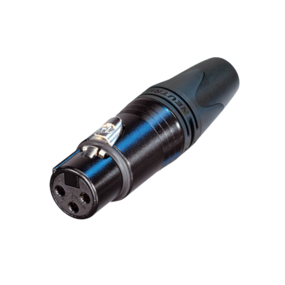 Neutrik NC3FXX-14-B 3-Pin Female XLR Cable Connector