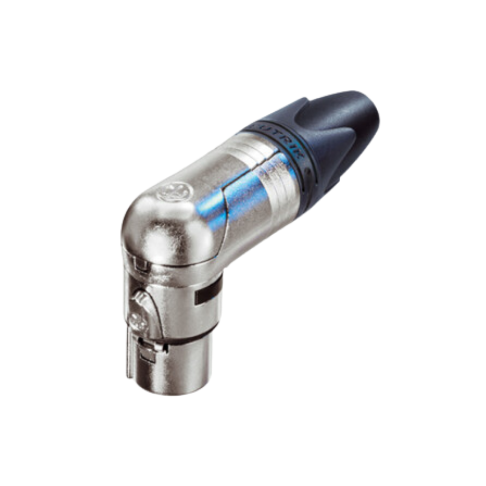 Neutrik NC3FRX Right-Angle 3-Pin Female XLR Cable Connector