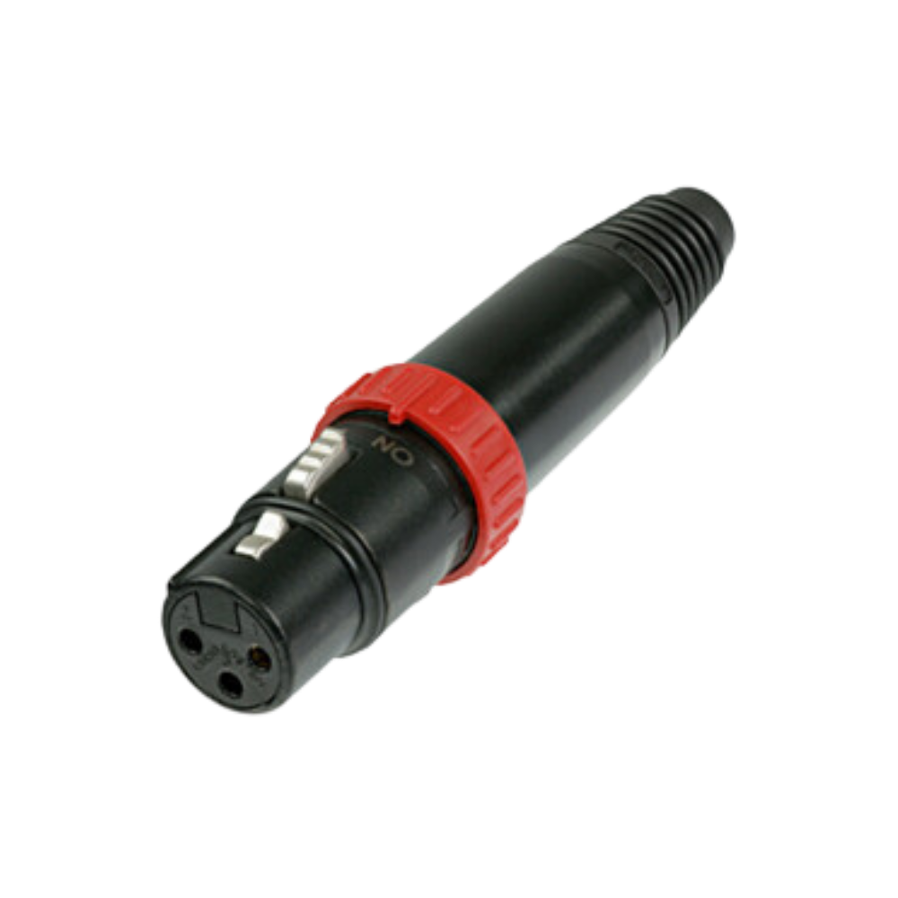 Neutrik NC3FXS-B 3-Pin Female XLR Silent Plug Connector